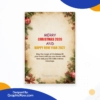 Festive Christmas Cards AI Template Free Download