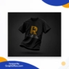 Floating Black T Shirt PSD Mockup Template Free Download